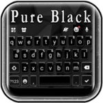 pure black theme android application logo